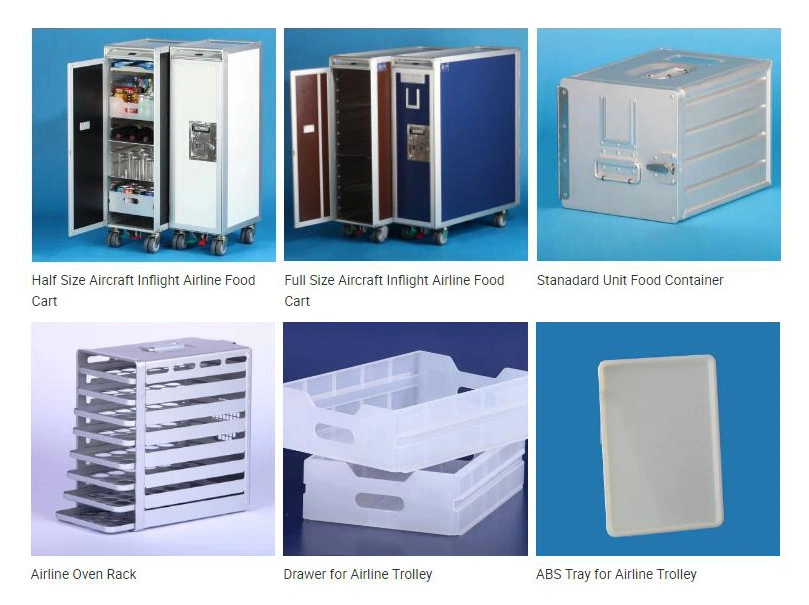 Aircraft Service Supplies Large Capacity Aviation Meal Container