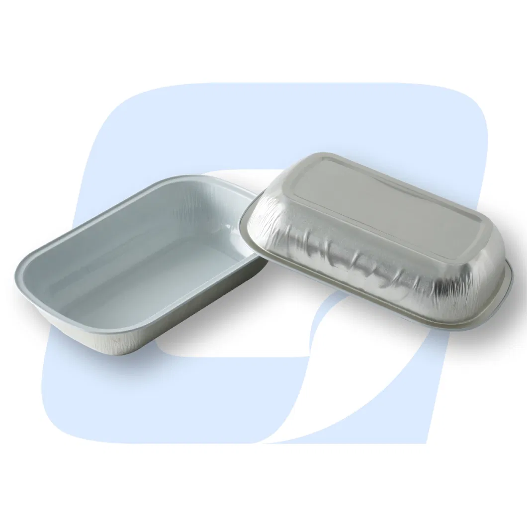 Food Foil Aviation Meal Container Aluminum Disposable for Packaging Recyclable China Thick Thickness Bento Airline Lunch Box