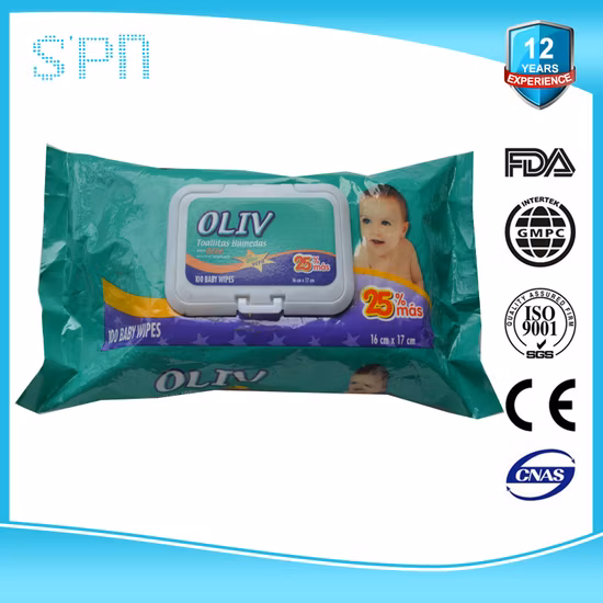 Microfibra especial no tejido desechable Caja de plástico al por mayor Desinfectante Toallitas húmedas de embalaje suave \ Toallita desinfectante / Toallitas para manos y gimnasio / Ipa y alcohol Toallitas húmedas FDA y EPA