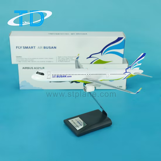 Air Busan A321neo Modelo de avión Avión A321 Modelo de escritorio